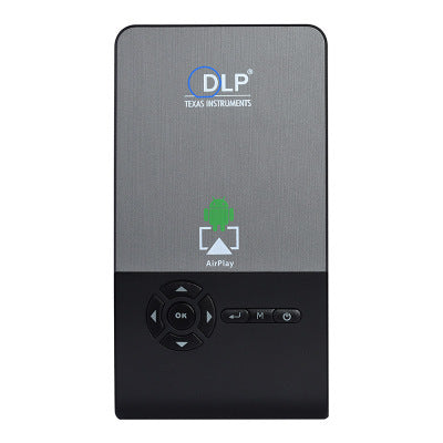 HKM-300179 Portable Wireless HD Projector with 8G Storage, WiFi Connectivity, and 10-120 Inch Image Size