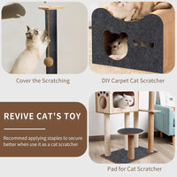 HKM-3002557 Self-Adhesive Cat Carpet Mat for Scratching and Comfort in Small and Large Sizes