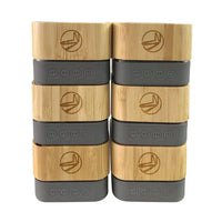 HKM-300307 Bamboo Wood Portable Bluetooth Speaker for Outdoor Travel and Camping