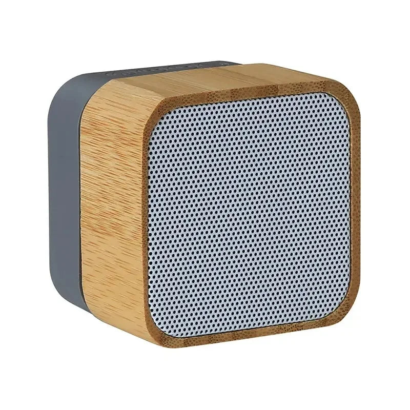 HKM-300307 Bamboo Wood Portable Bluetooth Speaker for Outdoor Travel and Camping