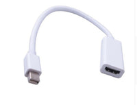 HKM-300371 Mini DisplayPort to HDMI Cable Adapter - 24.5 cm, Supports 1080p High Resolution, Compatible with MacBook, iMac and More