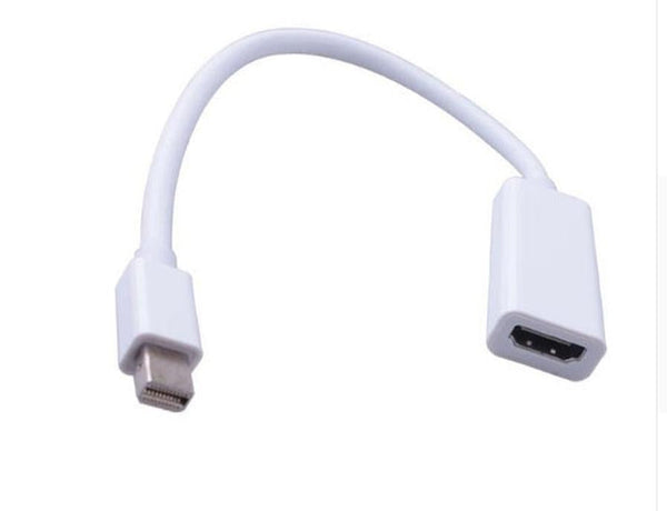HKM-300371 Mini DisplayPort to HDMI Cable Adapter - 24.5 cm, Supports 1080p High Resolution, Compatible with MacBook, iMac and More