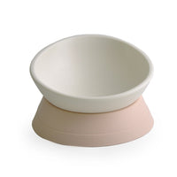 HKM-3004349 Tilted Cat and Dog Bowl with 360-Degree Free Tilt Design, Easy to Clean Resin Material