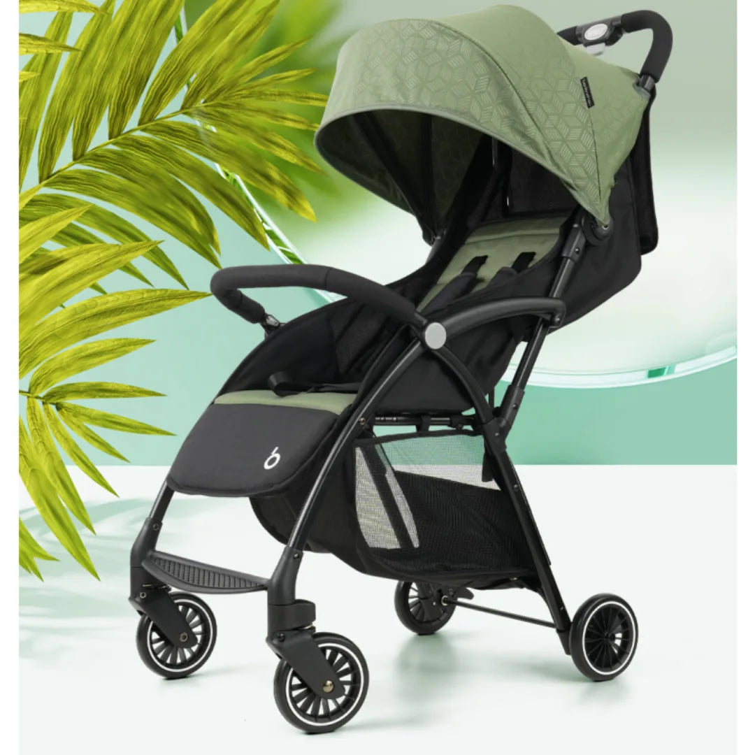 HKM-300499 Lightweight Compact Travel Stroller for Babies - Foldable Pushchair for Airplane Use