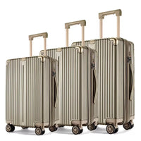 HKM-300691 Travel Luggage Set of 3 – Durable 4-Wheel Carry-On Suitcases Ideal for All Journeys