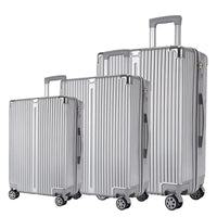 HKM-300691 Travel Luggage Set of 3 – Durable 4-Wheel Carry-On Suitcases Ideal for All Journeys
