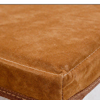 HKM-3007421 Foldable Brown Flannel and Cotton Pet Dog Stairs - Supports Up to 25KG with Storage Box