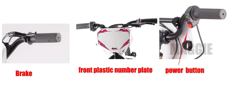 HKM-300883 12-Inch Electric Balance Bike for Kids, 250W 36V, Lightweight Aluminum Frame, Disc Brake, 22km/h Max Speed