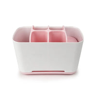 HKM-300883 Detachable Bathroom and Kitchen Countertop Storage Caddy with Adjustable Dividers and Anti-Slip Base