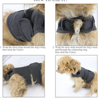 HKM-3009725 Breathable Dog Anxiety Jacket for Stress Relief - Classic Thunder Vest for Dogs