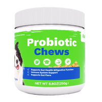 HKM-3009981 Probiotic Chews for Pets - Soft Digestion Support Treats for All Sizes