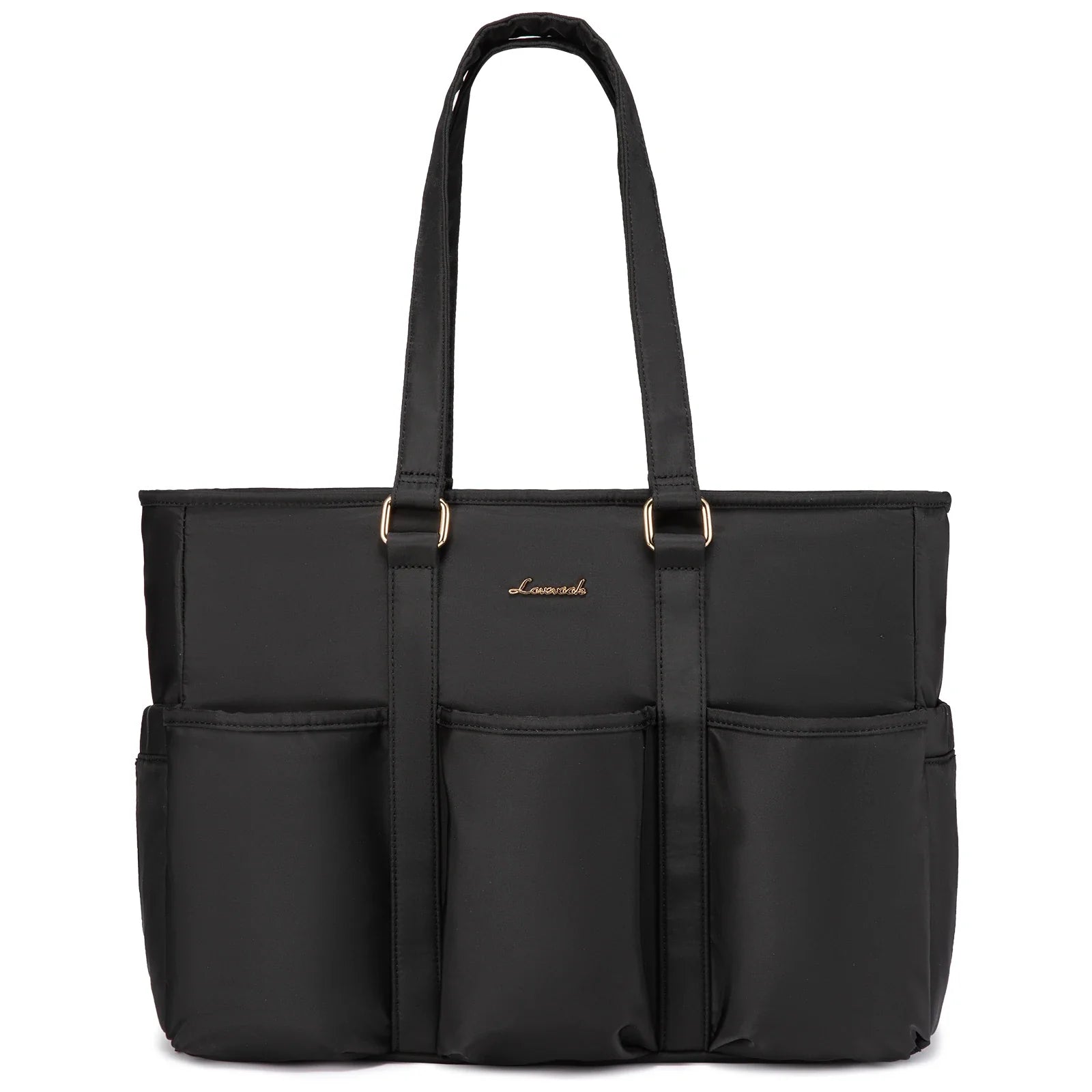 HKM-301011 Professional Multi-Pocket Laptop Tote Bag for Daily Use and Diaper Essentials
