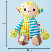 HKM-3010749 Plush Sound Toy for Dogs - Variety of Fun Animal Designs to Relieve Boredom