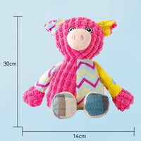 HKM-3010749 Plush Sound Toy for Dogs - Variety of Fun Animal Designs to Relieve Boredom