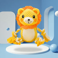 HKM-3010749 Plush Sound Toy for Dogs - Variety of Fun Animal Designs to Relieve Boredom