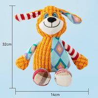 HKM-3010749 Plush Sound Toy for Dogs - Variety of Fun Animal Designs to Relieve Boredom
