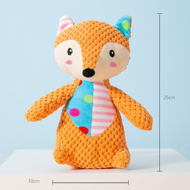 HKM-3010749 Plush Sound Toy for Dogs - Variety of Fun Animal Designs to Relieve Boredom