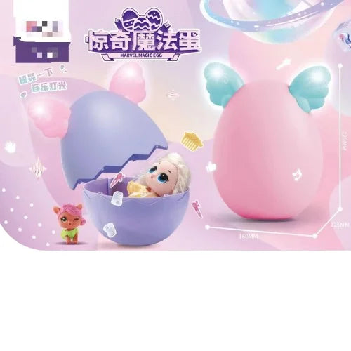 HKM-301139 Magic Egg Surprise Toy - Movie & TV Theme Demolition Transformation Doll Blind Box for Children