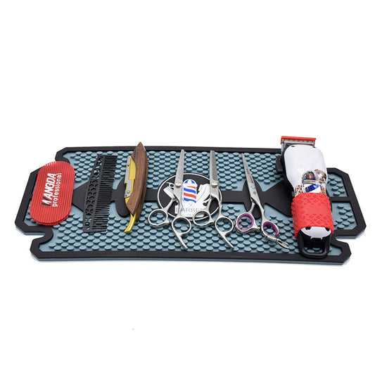 HKM-301139 Professional Non-Slip Hairdressing Mat for Salon Tools - 44.1CM x 19.6CM