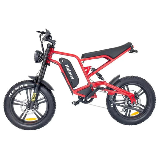 HKM-301395 48V 1200W Electric Bike with 20-Inch Wheels, Aluminum Alloy Frame, and 7-Speed Gears for Adults, Range 20-40 km