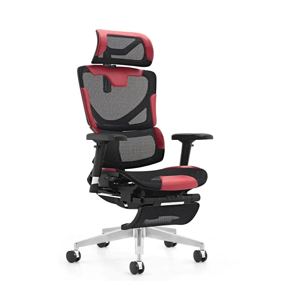 HKM-301395 Ergonomic Gaming Chair with Footrest for Comfort and Support in PC Gaming