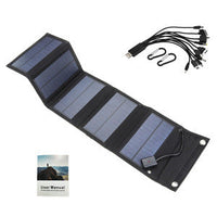 HKM-301523 Portable Solar Folding Power Supply for Outdoor Camping Adventures