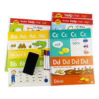 HKM-301587 Custom Spiral Bound Wipe Clean Board Book for Children's Learning