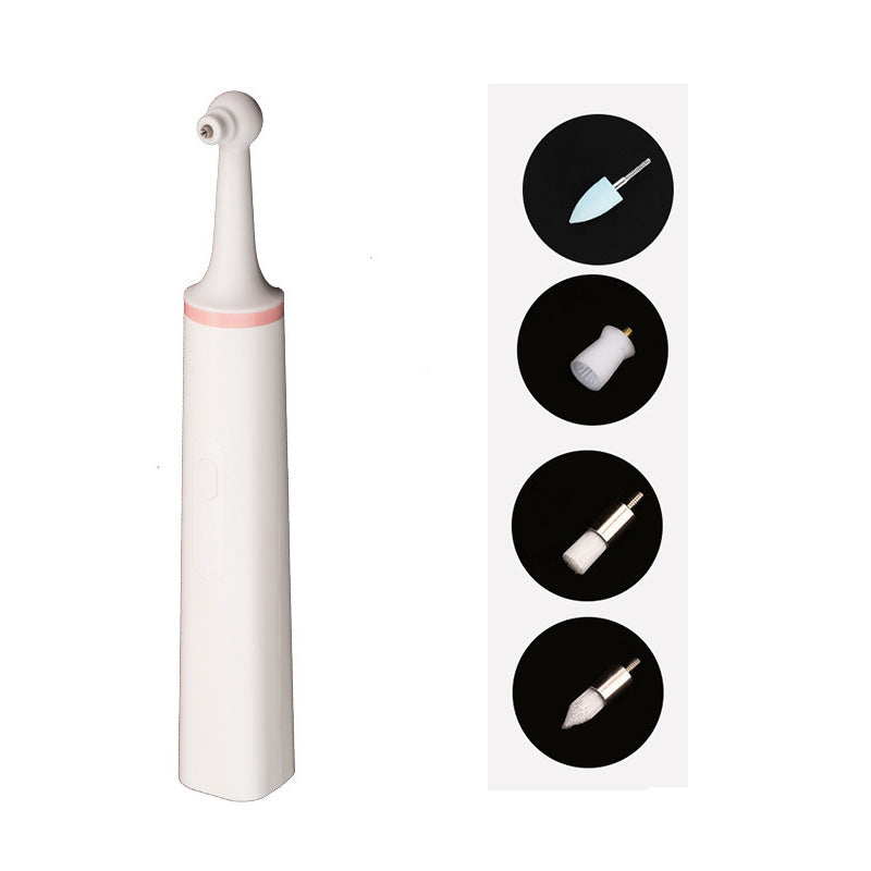 HKM-3017533 Pet Electric Tooth Polisher with Threaded Brush Head and Two Power Supply Options