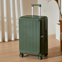 HKM-301843 ABS Luggage Set - 3-Piece Travel Suitcase with Wheels and Cup Holder Trolley Bag