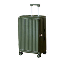 HKM-301843 ABS Luggage Set - 3-Piece Travel Suitcase with Wheels and Cup Holder Trolley Bag