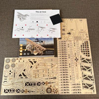 HKM-301907 3D Wooden Plane Puzzle for Engaging Fun and Creativity