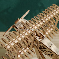 HKM-301907 3D Wooden Plane Puzzle for Engaging Fun and Creativity