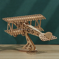 HKM-301907 3D Wooden Plane Puzzle for Engaging Fun and Creativity