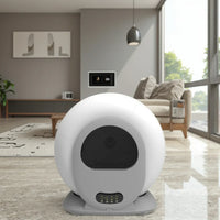 HKM-301907 Large Collapsible Portable Cat Toilet Litter Box with Scoop - Odor Control and Comfortable Design