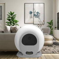 HKM-301907 Large Collapsible Portable Cat Toilet Litter Box with Scoop - Odor Control and Comfortable Design