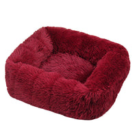 HKM-3019709 Cozy Long Hair Square Pet Nest Mat in Various Colors and Sizes