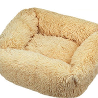 HKM-3019709 Cozy Long Hair Square Pet Nest Mat in Various Colors and Sizes