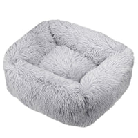 HKM-3019709 Cozy Long Hair Square Pet Nest Mat in Various Colors and Sizes