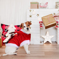 HKM-3020733 Santa Claus Reindeer Antlers Costume for Dogs and Cats - Winter Holiday Outfit Available in Multiple Sizes