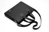 HKM-302163 Genuine Leather Messenger Bag for Laptop, Waterproof and Wear-Resistant Briefcase for Men