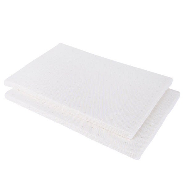 HKM-302291 Natural Latex Heightening Pillow Pad - Breathable Cotton Cover, Comfortable Support, 60x40cm / 60x35cm