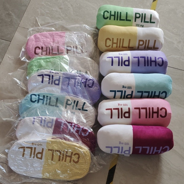 HKM-302419 Soft Plush Women's Pill-Shaped Cushions in Various Colors