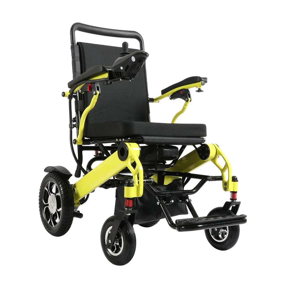 HKM-302483 Electric Rehabilitation Wheelchair with Removable Battery, Aluminium Alloy Frame, Max Load 120 kg, Driving Range 10-15 km