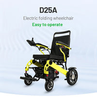 HKM-302483 Electric Rehabilitation Wheelchair with Removable Battery, Aluminium Alloy Frame, Max Load 120 kg, Driving Range 10-15 km