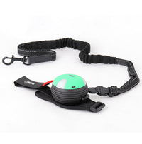 HKM-3025213 Adjustable Automatic Telescopic Pet Leash - Nylon Traction Belt in Pink, Green, Blue, and Black