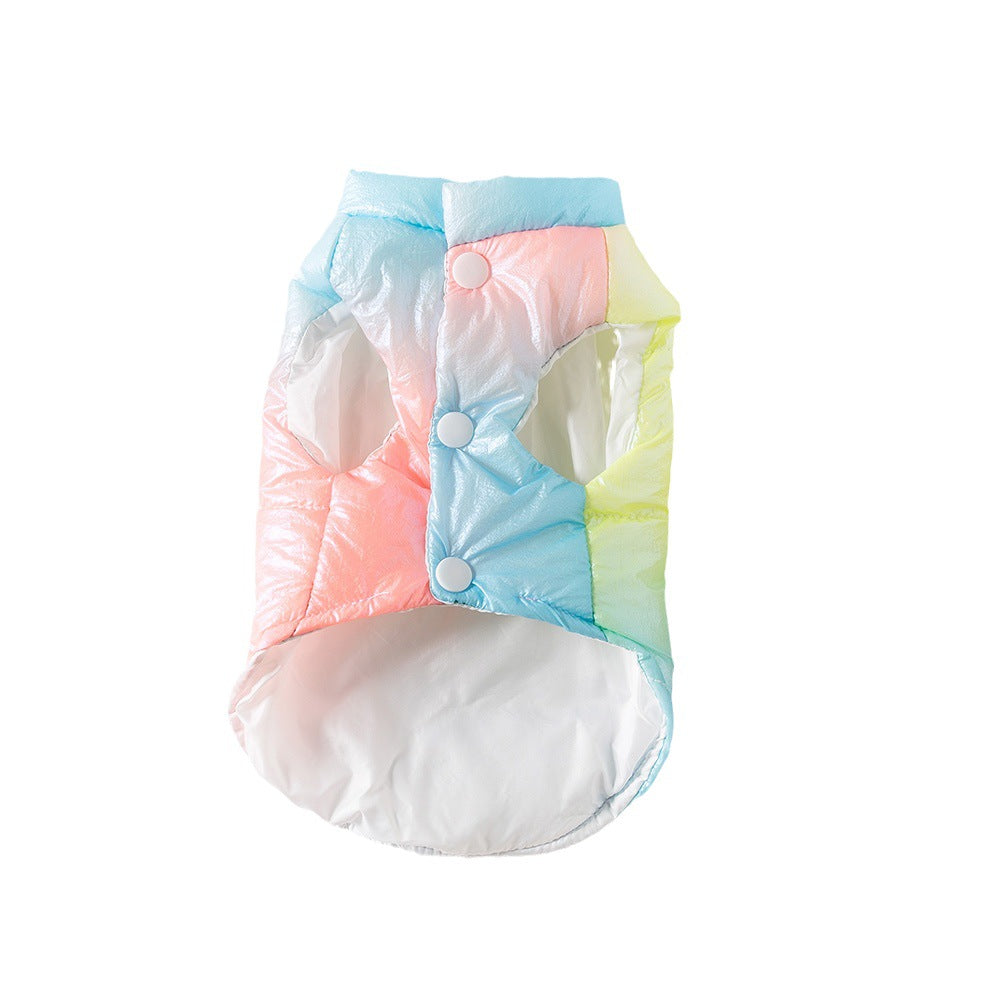 HKM-3025981 Gradient Polyester Dog Traction Vest - Casual Style in Multiple Sizes (XS to XL)