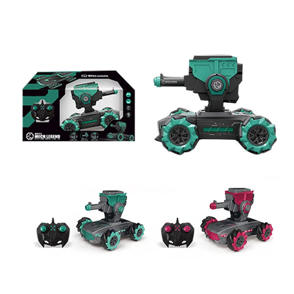 HKM-302611 360-Degree Drift Remote Control Water Bomb Armored Stunt Car with Lights and Music, 1:10 Scale