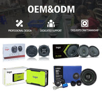 HKM-302611 Dual Magnetic 8 Inch 400W RMS Car Subwoofer Audio Speaker System for Deep Bass