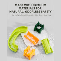 HKM-3026237 Dinosaur Catapult Marble Race Track Toy Set for Kids Ages 4-6, Various Pieces Available