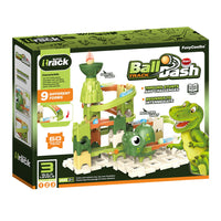 HKM-3026237 Dinosaur Catapult Marble Race Track Toy Set for Kids Ages 4-6, Various Pieces Available